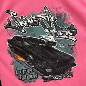 EUC Street Outlaws Kye Kelley Illegal Regal Buick Pink Men's  G-Lang T-Shirt L